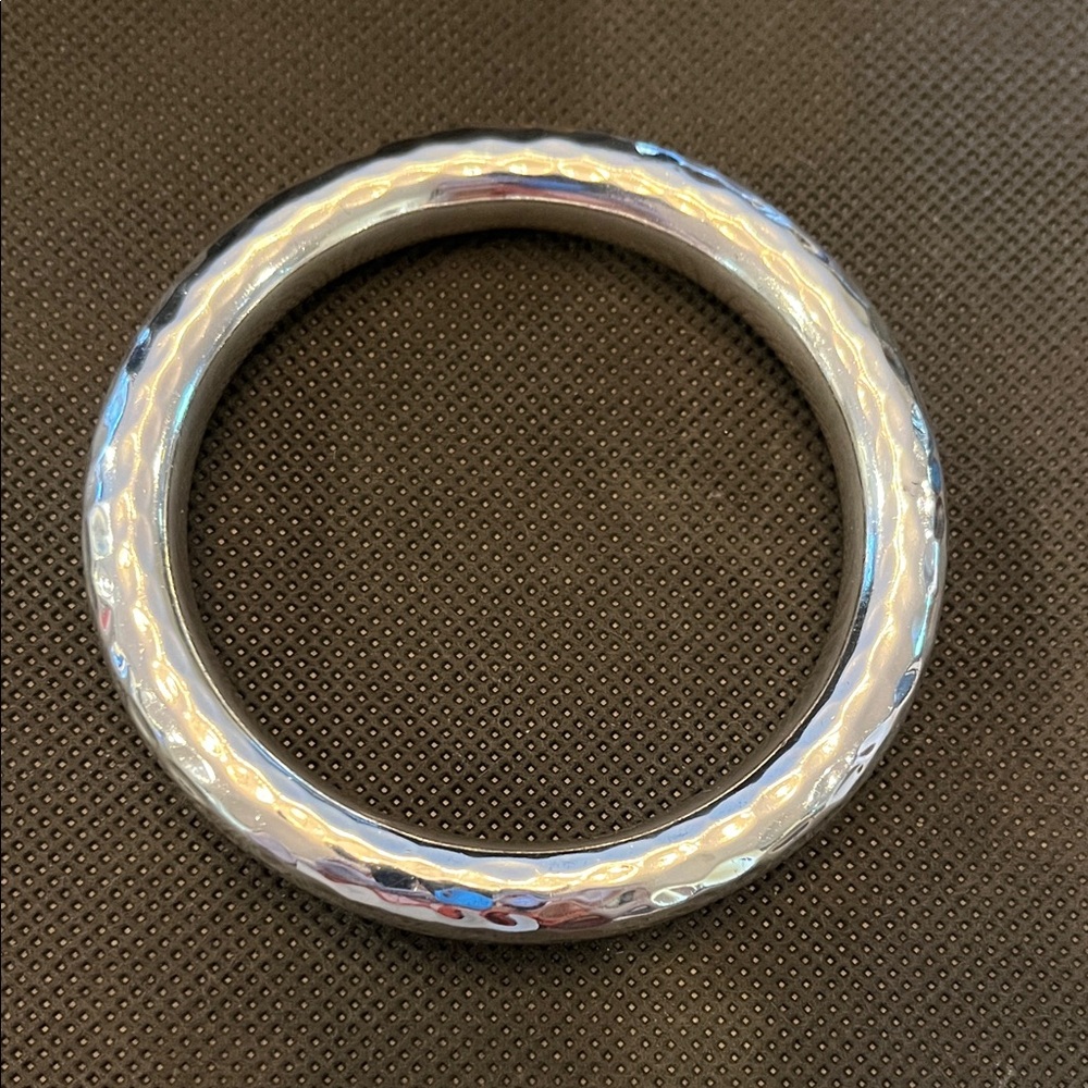 Silpada Silver Hammered Bracelet